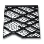 Hot Rolled Black Steel Expanded Metal Mesh Bahri Thickness 6 mm Width 2.44 m Length 6 m