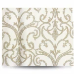 Italian Wallpaper classic design 10m x 1.06m, light beige, model 81402