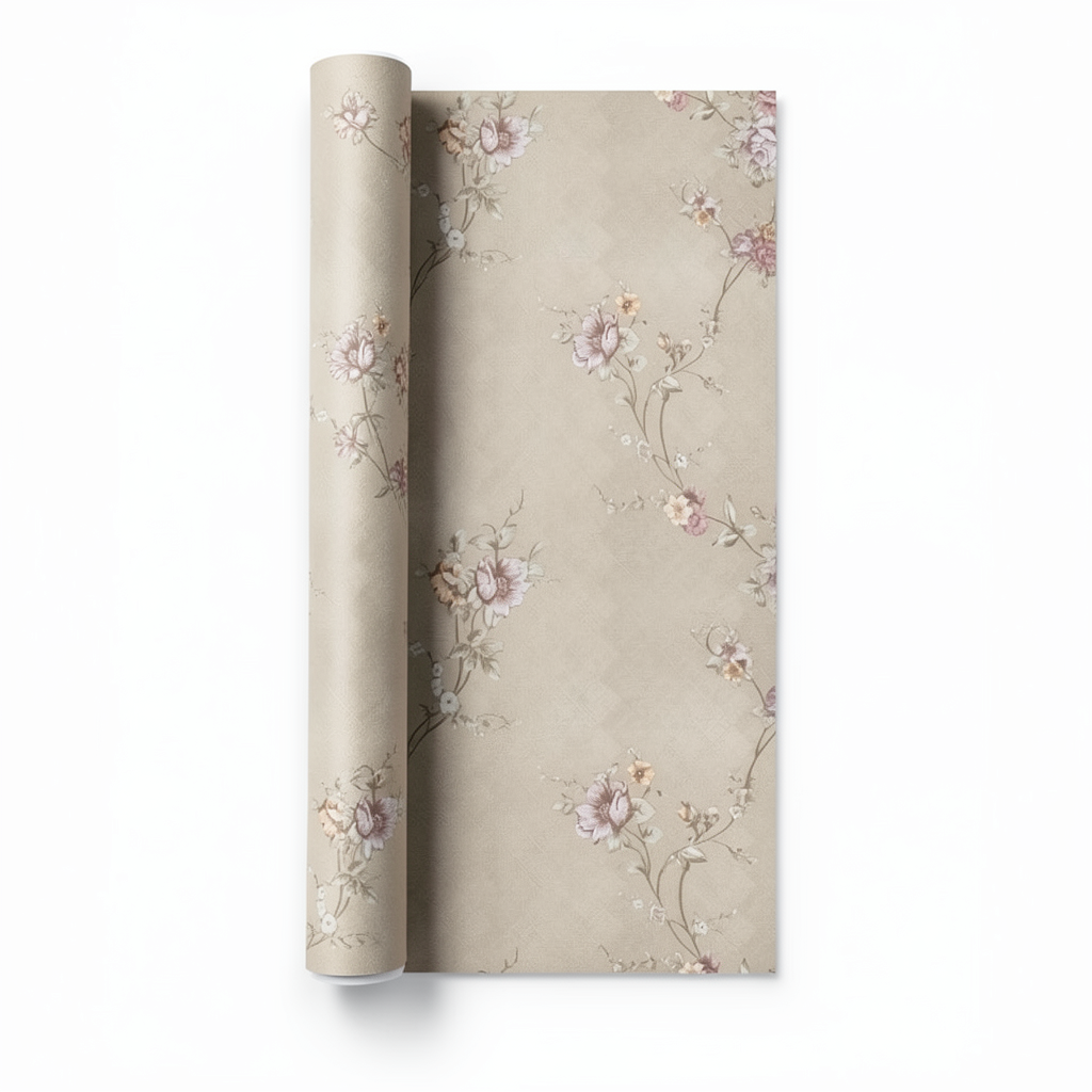 Italian Wall Decoration 10m x 0.73m Beige, Model 4213