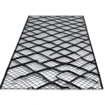 Hot Rolled Black Steel Expanded Metal Mesh Bahri 3.8 mm Thickness 2.44 m Width 7 m Length