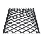 Hot Rolled Black Steel Expanded Metal Mesh Bahri Thickness 5.8 mm Width 2.44 m Length 7 m