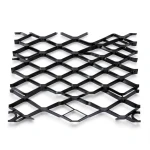 Hot Rolled Black Steel Expanded Metal Mesh Bahri 4.8 mm Thickness 2.44 m Width 7 m Length