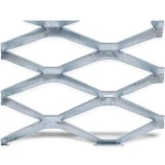 Galvanised Steel Expanded Metal Mesh Bahri Thickness 1.5 mm Width 1.22 m Length 1 m