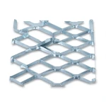 Galvanised Steel Expanded Metal Mesh Bahri Thickness 1.2 mm Length 1 m Width 1.22 m