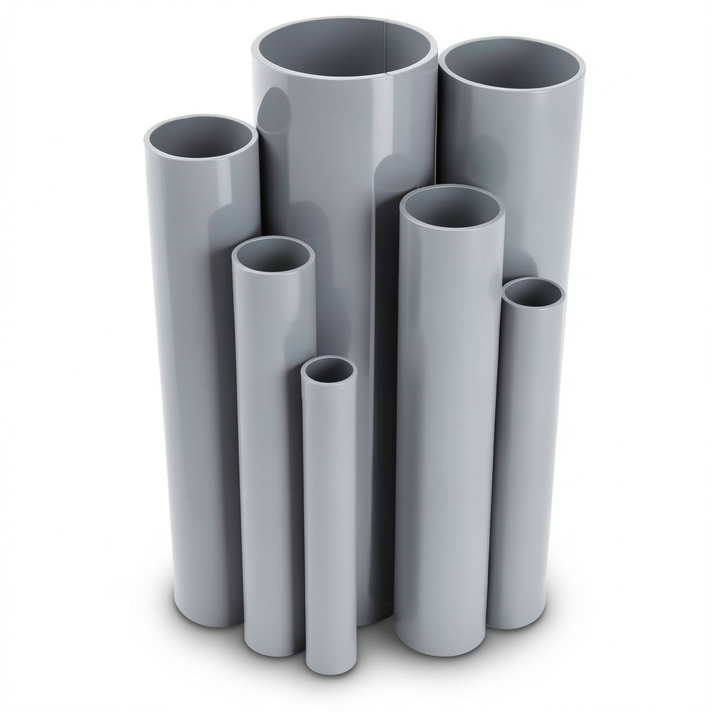 UPVC Pipes Nominal Pressure 6/20 Outside Diameter 400 mm Thickness 11.7 mm Gray