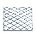 Galvanised Steel Expanded Metal Mesh Bahri Thickness 1.7 mm Width 1.22 m Length 1 m
