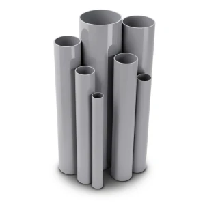 مواسير UPVC ضغط 10/20 قطر خارجي 40 مم سمك 1.9 مم لون رمادي