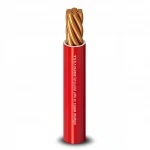 Stranded Electrical Wire 6mm2 450/750 Voltage Rating, Copper Conductor 1.04mm Diameter, Heat Resistant PVC Insulated | Alfanar