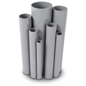 مواسير UPVC ضغط اسمي 10/20 قطر خارجي 63 مم سمك 3.0 مم لون رمادي