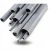 UPVC Pipes Al-Rajhi  EPT  Size 2 inch Thickness 2.54 mm Gray Colour