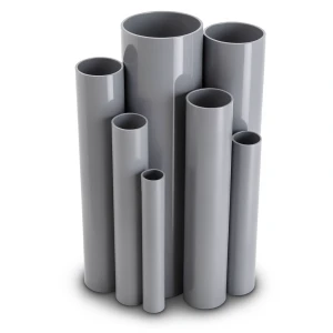 UPVC Pipes Nominal Pressure 10/20 Outside Diameter 125 mm Thickness 6.0 mm Gray