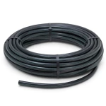 لفة أنابيب بلاستيك HDPE ضغط 4 بار PE 80 قطر خارجي 75 مم SDR 33 لون أسود