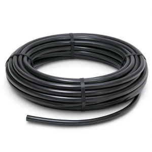 لفة أنابيب HDPE ضغط 4 بار PE 80 قطر خارجي 50 مم SDR 33 لون أسود