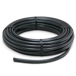 لفة أنابيب بلاستيك HDPE ضغط 4 بار PE 80 قطر خارجي 75 مم SDR 33 لون أسود