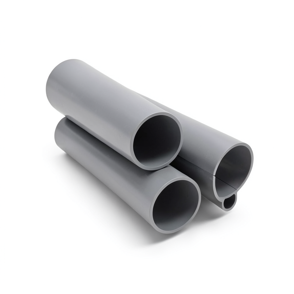 UPVC Pipes Pressure 10/20 Outside Diameter 250 mm Thickness 11.9 mm Gray
