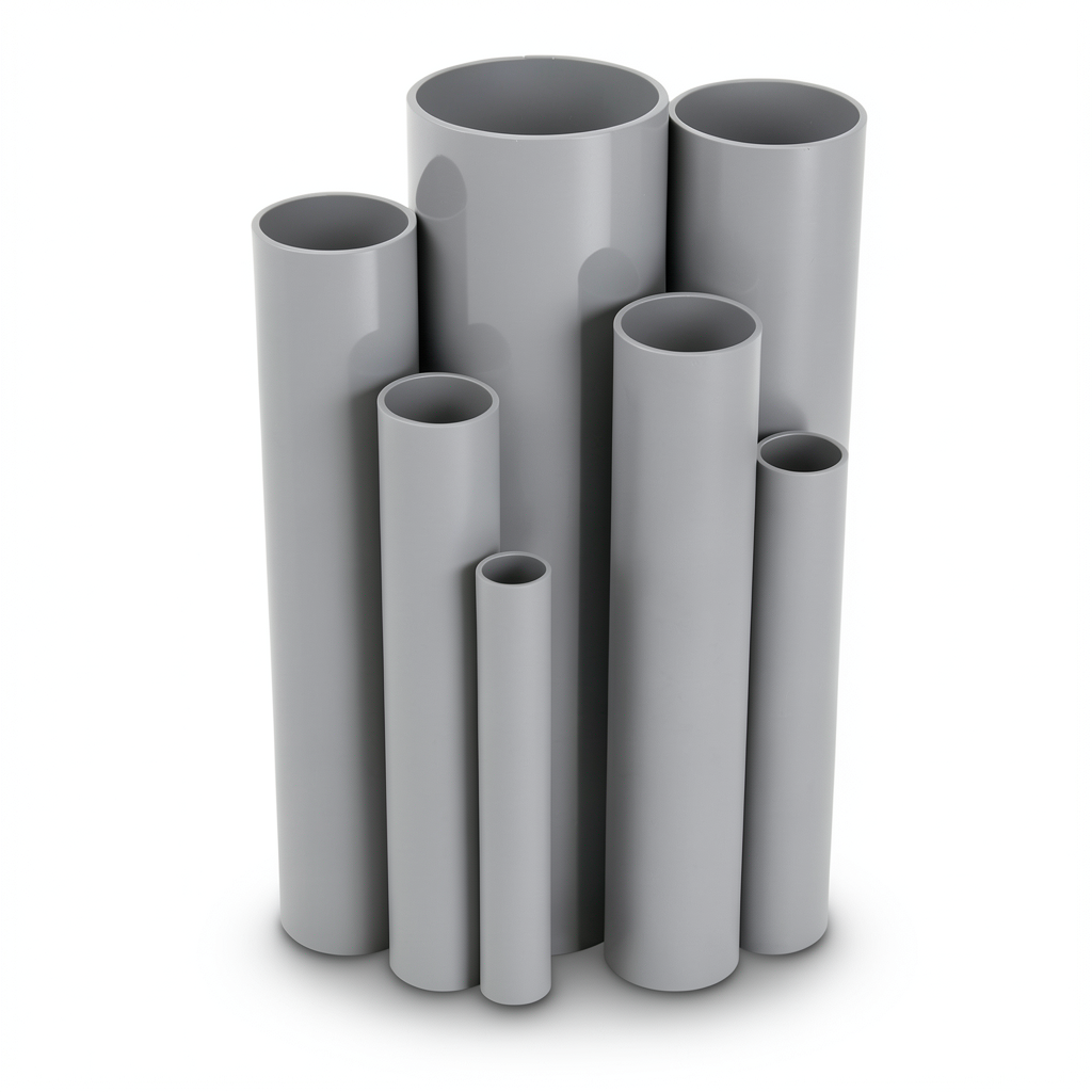 UPVC Pipes Nominal Pressure 10/20 Outside Diameter 315 mm Thickness 15.0 mm Gray
