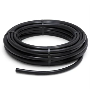 HDPE Polyethylene Plastic Coil Pipe 4 Bar Pressure PE 80, 160 mm Diameter, SDR 33, Black