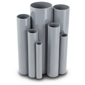 UPVC Pipes Nominal Pressure 6/20 Outside Diameter 400 mm Thickness 11.7 mm Gray