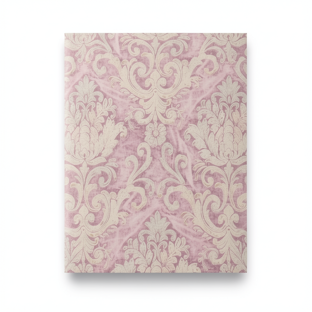 Italian Wall Covering 10m x 0.73m Pink Beige, Model 4247