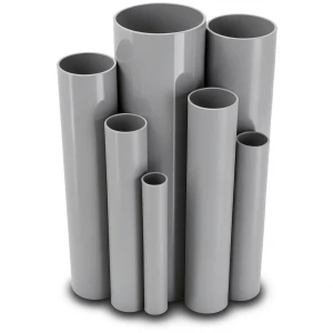 UPVC Pipes Nominal Pressure 10/20 Outside Diameter 75 mm Thickness 3.6 mm Gray