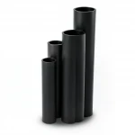 أنابيب HDPE الجودة   SDR 5  قطر خارجي 125 مم سمك 25.1 مم لون اسود