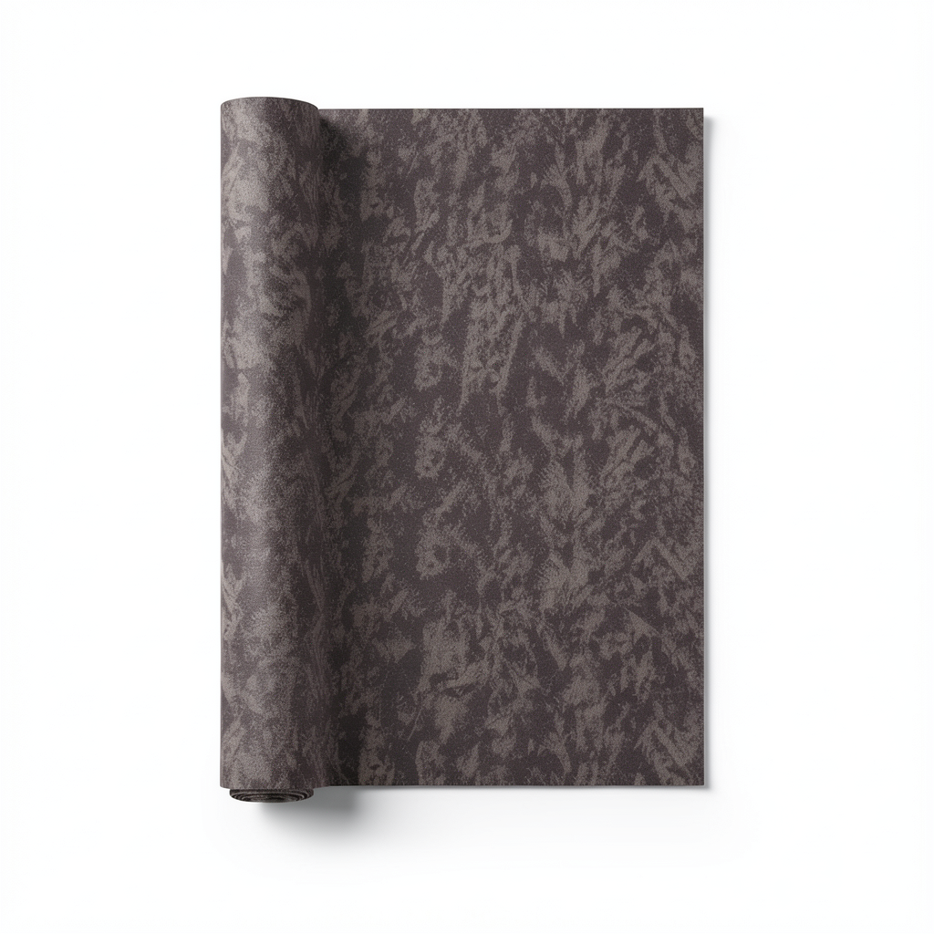 Italian Wall Covering 10m x 0.73m Dark Brown, Model 4248