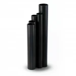 أنابيب HDPE الجودة   SDR 5  قطر خارجي 250 مم سمك 50.1 مم لون اسود
