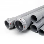 انابيب UPVC ماركة الوطنيه ضغط 8 بار  قطر خارجي 125 مم سمك 3.9 مم رمادى اللون   