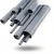 UPVC Pipes Al-Rajhi  EPC 80  Size 3 inch Thickness 7.62 mm Gray Colour