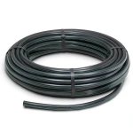 لفة أنابيب HDPE ضغط 4 بار PE 80، قطر خارجي 110 مم SDR 33، لون أسود