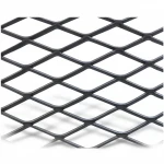 Hot Rolled (Black) Steel Expanded Metal Mesh  Khaleeji Thickness 2 mm Width 1.22 meter Length 5 meter | Bait Al Tatawor Company