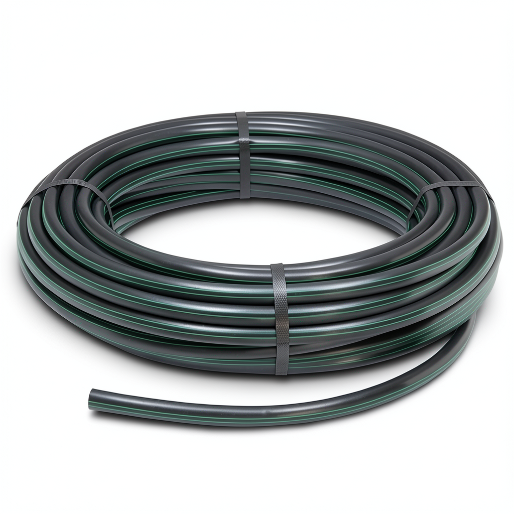 HDPE Polyethylene Coil Pipe PN 4 Bar PE 80 OD 125 mm SDR 33 Black