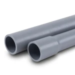 مواسير UPVC ضغط اسمي 4 بار قطر خارجي 400 مم سمك 7.90 مم لون رمادي
