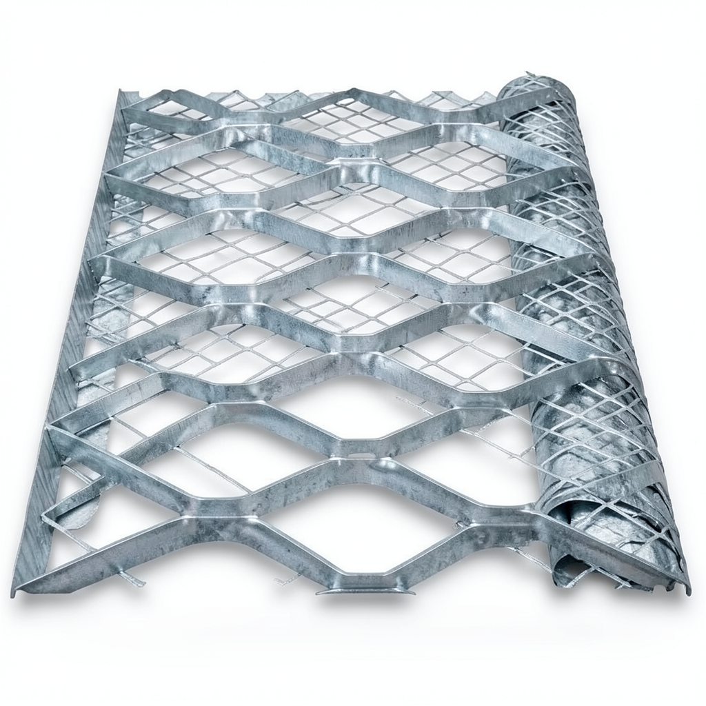 Galvanised Steel Expanded Metal Mesh 2 mm Thickness 1.22 m Width 1 m Length