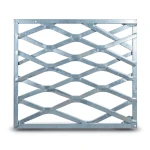 Galvanised Steel Expanded Metal Mesh Bahri Thickness 2.3 mm Width 1.22 m Length 1 m