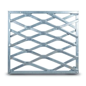 Galvanised Steel Expanded Metal Mesh Bahri Thickness 2.3 mm Width 1.22 m Length 1 m