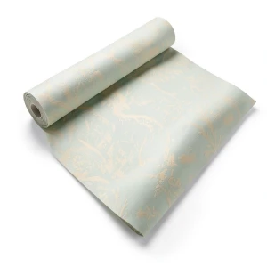 Italian Wallpaper Patterned Design Pale Green, Size 10mx0.73m, Model 81124