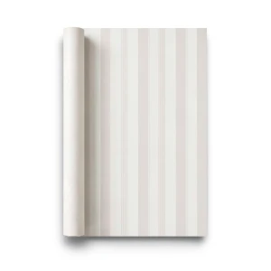 Italian Striped Wall Covering 10m x 1.06m Pale Beige, Model 5908