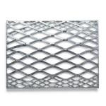 Galvanised Steel Expanded Metal Mesh Bahri Thickness 1.5 mm Width 1.22 m Length 2 m