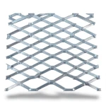 Galvanised Steel Expanded Metal Mesh Bahri Thickness 1.7 mm Width 1.22 m Length 2 m