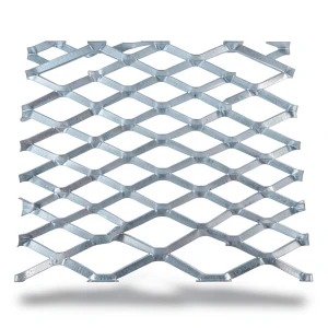 Galvanised Steel Expanded Metal Mesh Bahri Thickness 1.7 mm Width 1.22 m Length 2 m