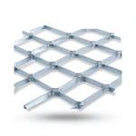 Galvanised Steel Expanded Metal Mesh Bahri 2 mm Thickness 1.22x2 m