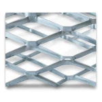 Galvanised Steel Expanded Metal Mesh Bahri Thickness 2.3 mm Width 1.22 m Length 2 m