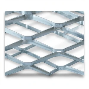 Galvanised Steel Expanded Metal Mesh Bahri Thickness 2.3 mm Width 1.22 m Length 2 m