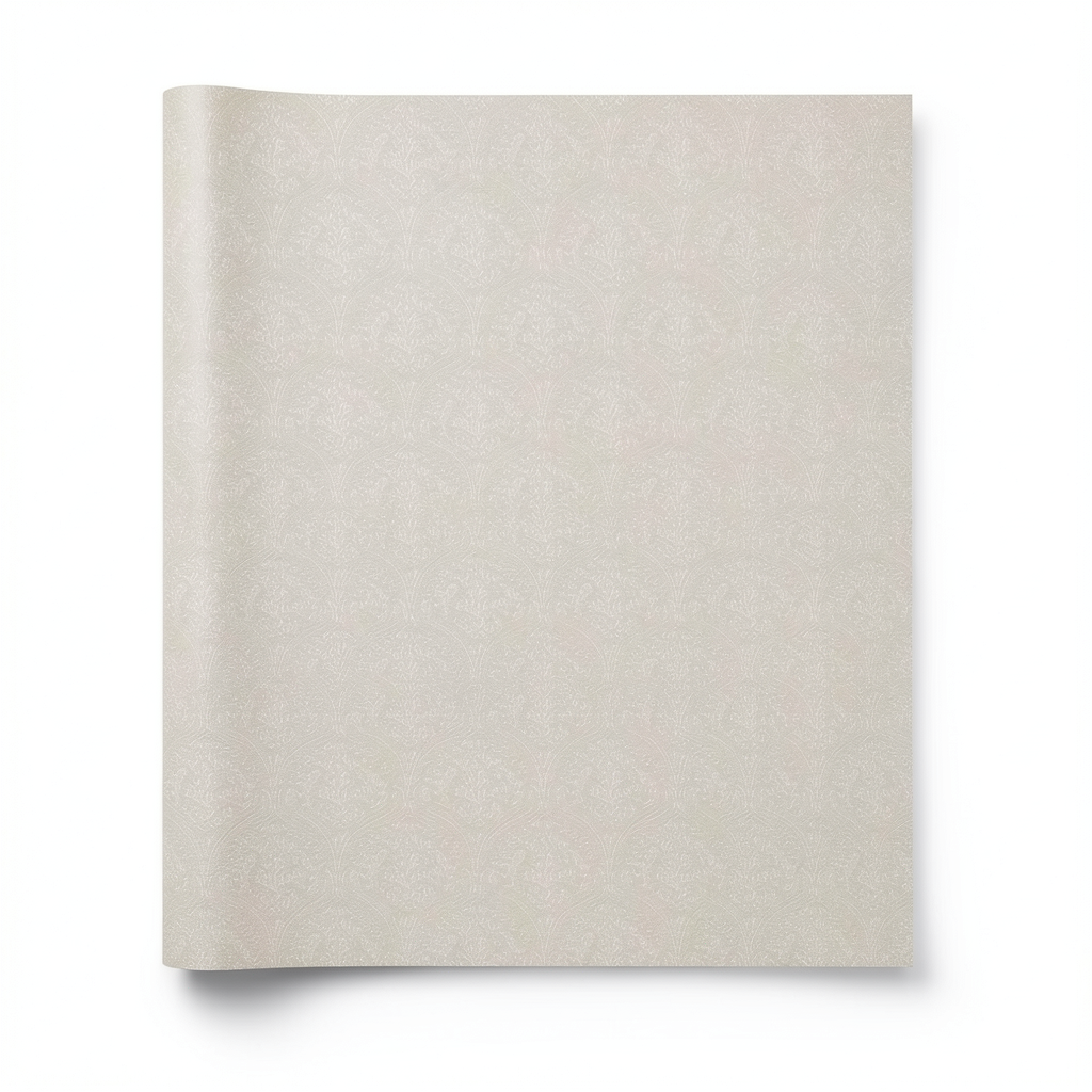 Italian Patterned Wallpaper 10m x 1.06m Beige, Model 5922