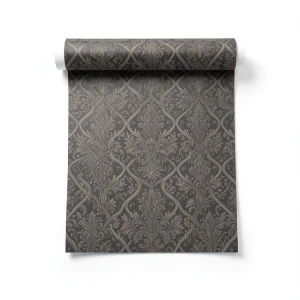 Italian Wallpaper Pattern Design 10m x 1.06m, Dark Beige