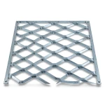 Galvanised Steel Expanded Metal Mesh Thickness 1.2 mm Width 1.22 m Length 3 m