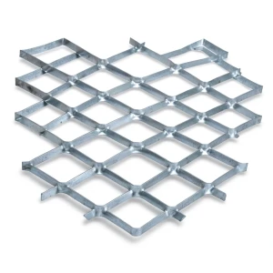 Galvanised Steel Expanded Metal Mesh Bahri Thickness 1.4 mm Width 1.22 m Length 3 m