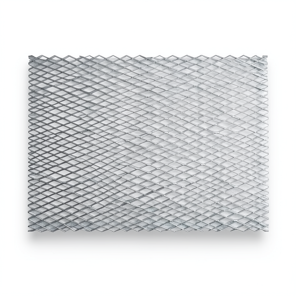 Galvanised Steel Expanded Metal Mesh 2 mm Thickness 1.22 m Width 1 m Length