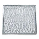 Galvanised Steel Expanded Metal Mesh Bahri Thickness 2.7 mm Width 1.22 m Length 1 m